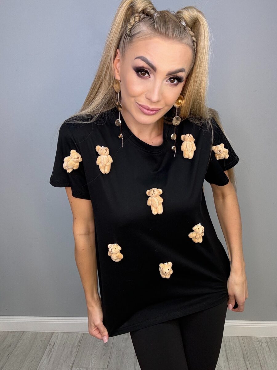 Koszulka Czarna z Pluszakami - obrazek 9