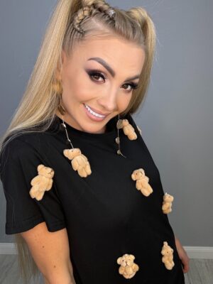 Koszulka Czarna z Pluszakami - obrazek 8