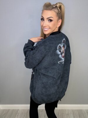 Bluza Premium z Bajkowym Motywem w Kolorze Grafitowym - obrazek 3