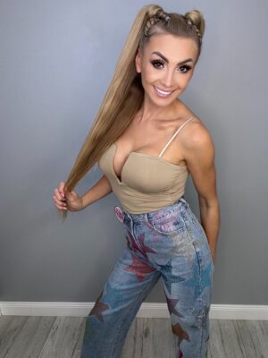 Spodnie Jeansowe dzwony w gwiazdki