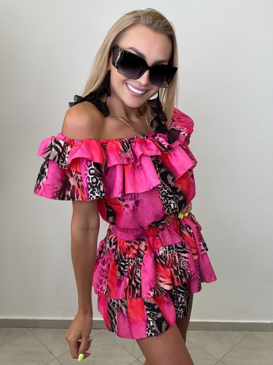 Kombinezon Majorka Vasari Różowy mix - obrazek 6