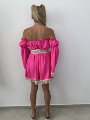 Sukienka hiszpanka ARIZONA fuksja – La Monne - obrazek 7