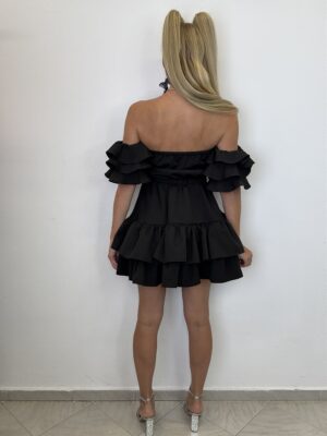 Czarna sukienka Diva – hiszpański szyk i dziewczęcy urok - obrazek 6