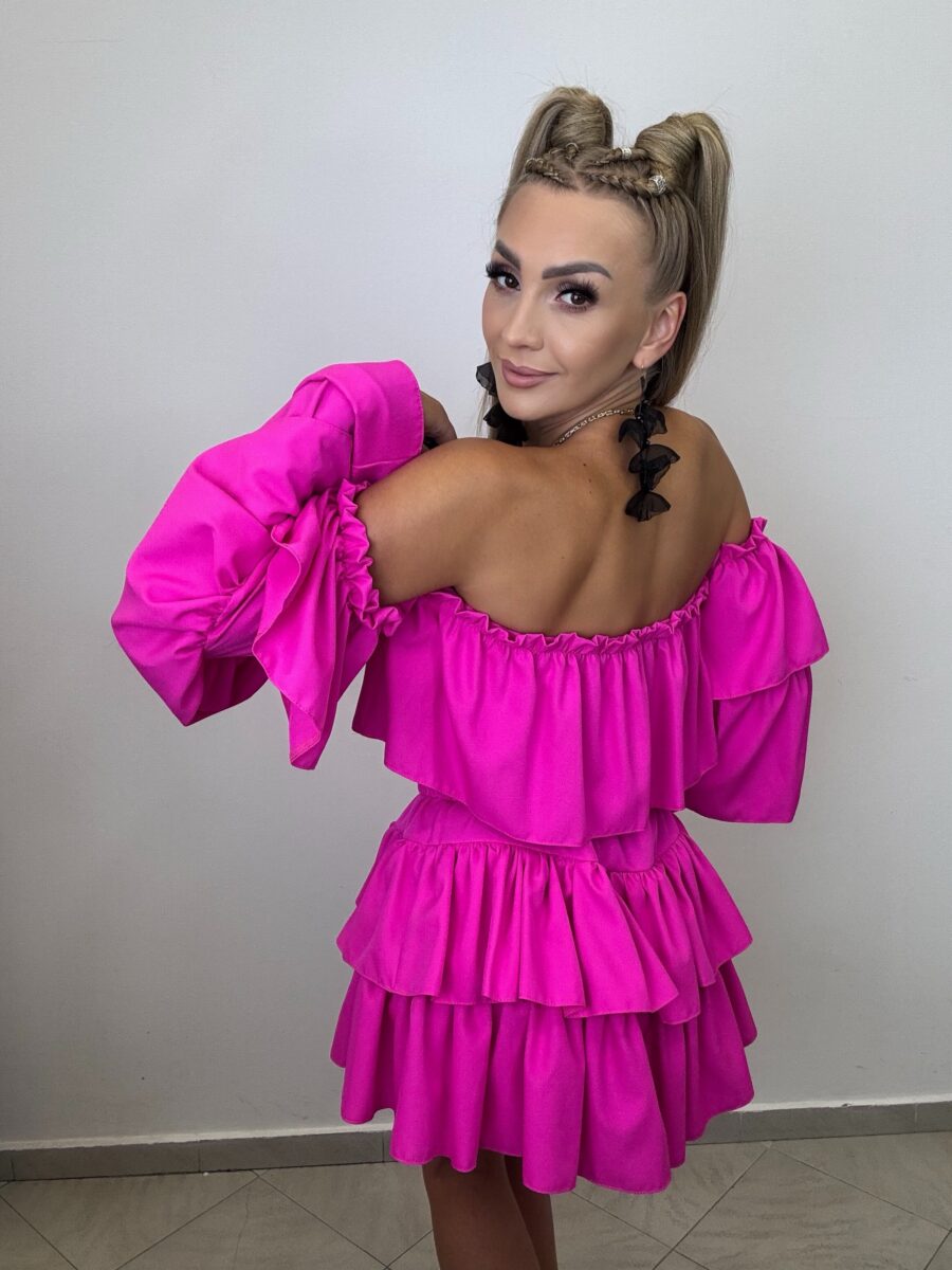 Kombinezon Suzana Vasari neonowy róż - obrazek 3