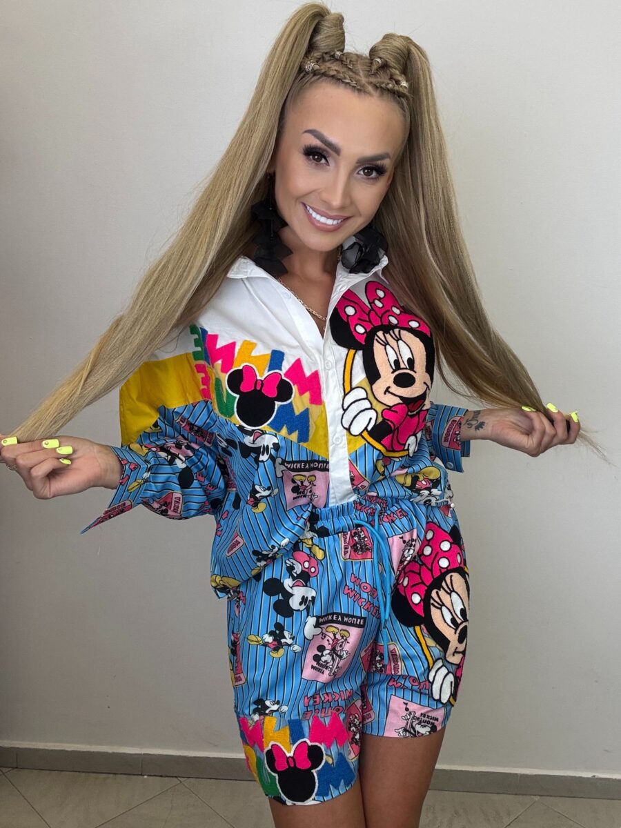 Komplet Kreskówkowy – koszula + spodenki - obrazek 1