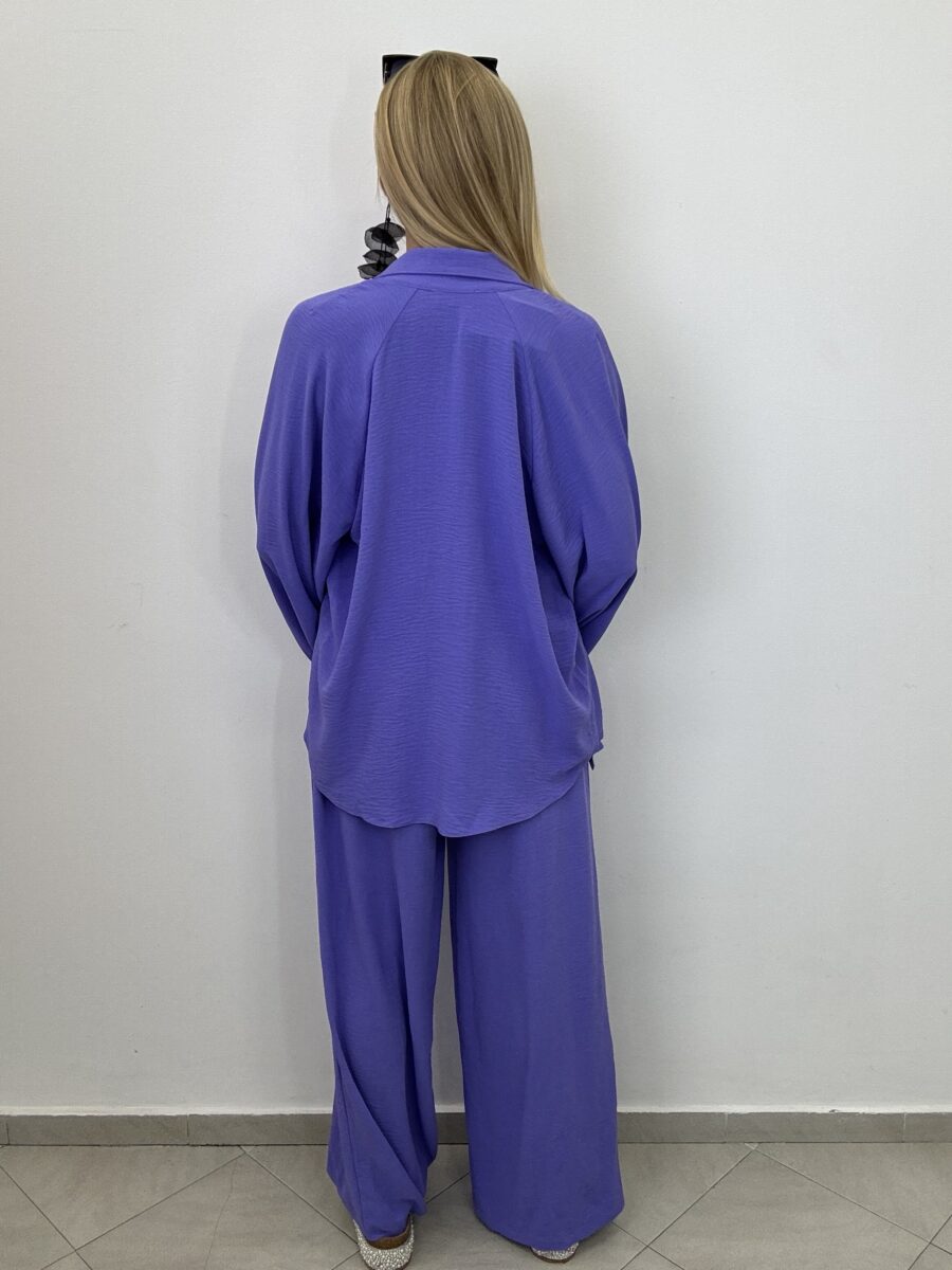 Komplet 3-częściowy – koszula, top i spodnie FIOLET - obrazek 12