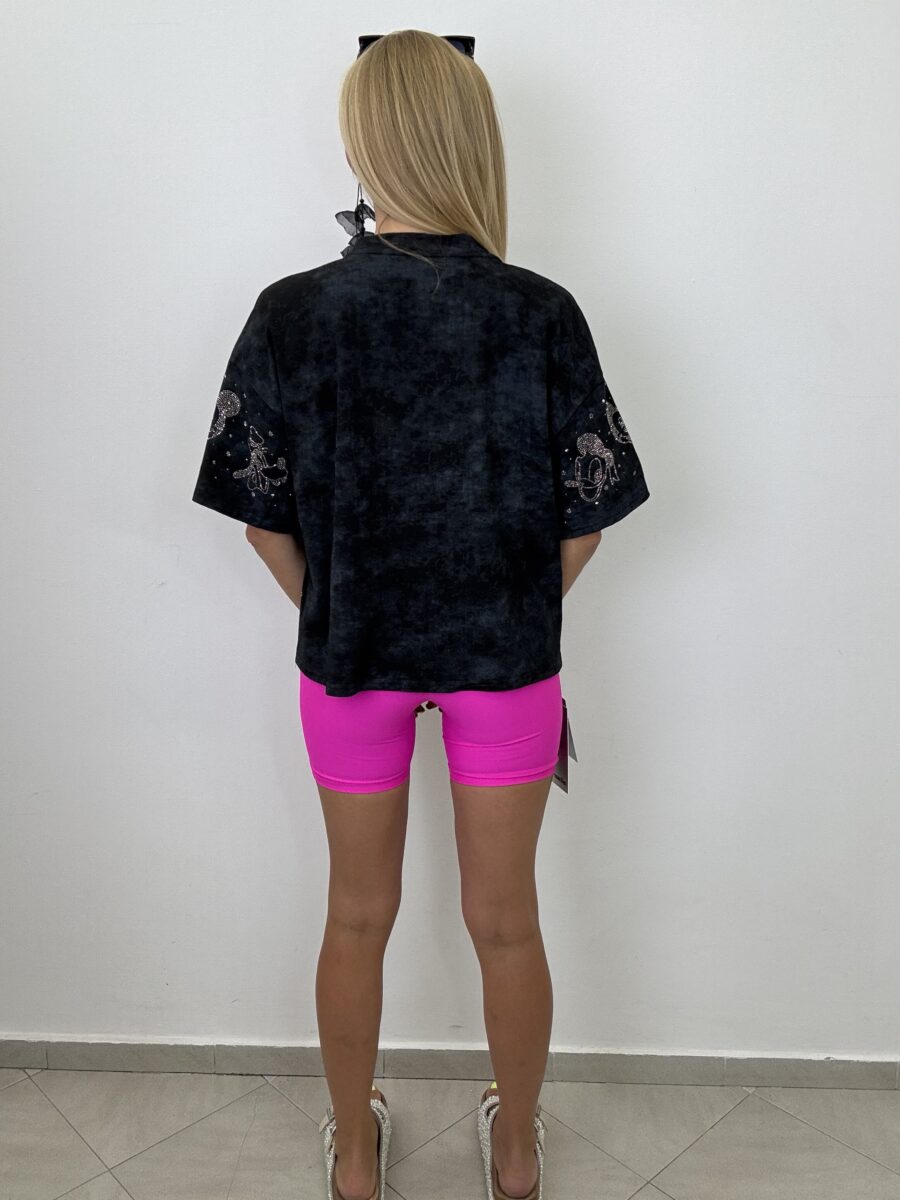 Koszulka dekatyzowana z postaciami bajkowymi – kolor grafitowy UNI - obrazek 8