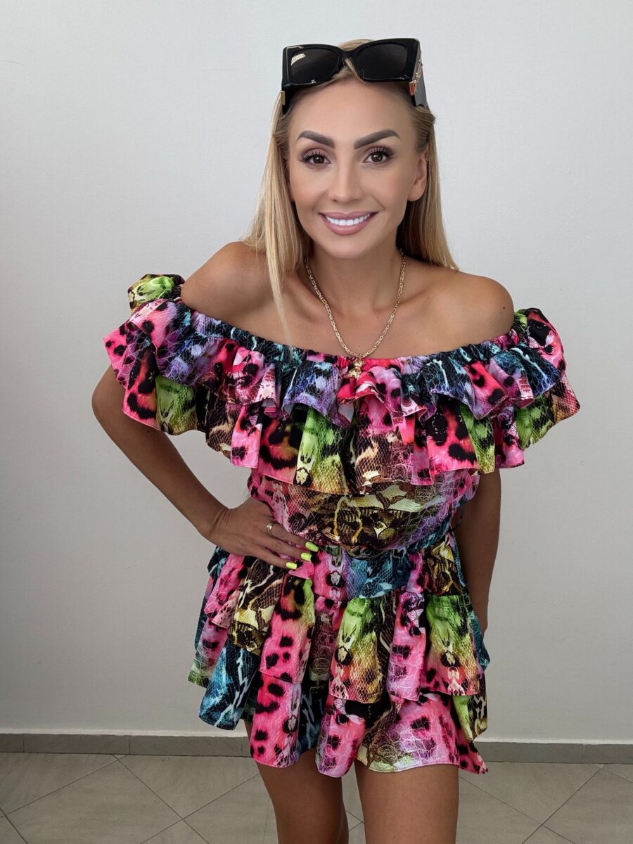 Kombinezon Majorka Vasari Mix kolorów Neonowych - obrazek 4