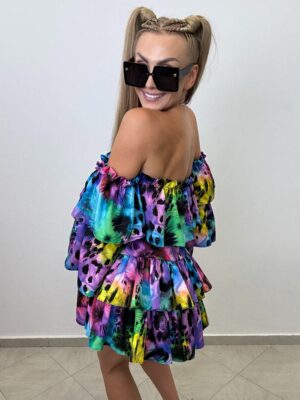 Kombinezon Suzana Vasari  niebiesko fioletowy Mix - obrazek 5