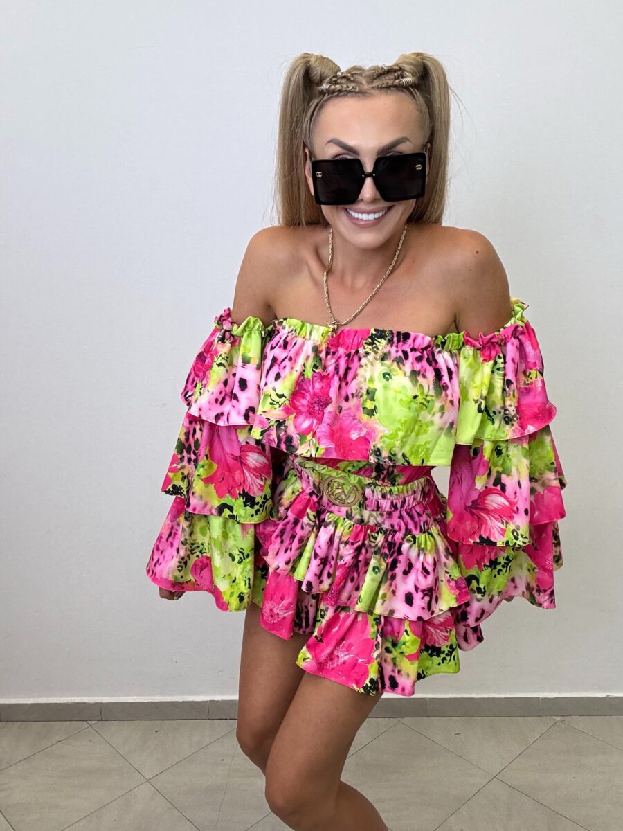 img_1362 Kombinezon Suzana Vasari limonka z różem - obrazek 1