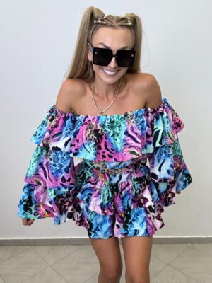 Kombinezon Suzana Vasari Niebieski Mix