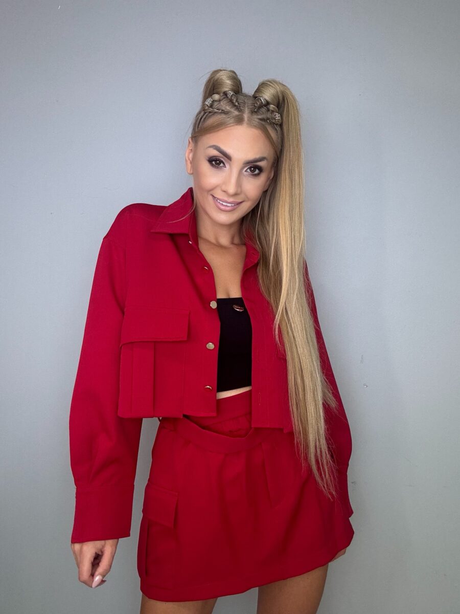 Komplet Dolly od VASARI CZERWONY - obrazek 2