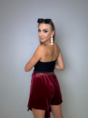 Komplet welurowy bordo PREMIUM - obrazek 3