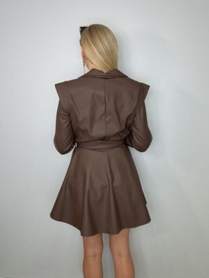 Kombinezon Eko Skóra czekoladowy Excellence - obrazek 5