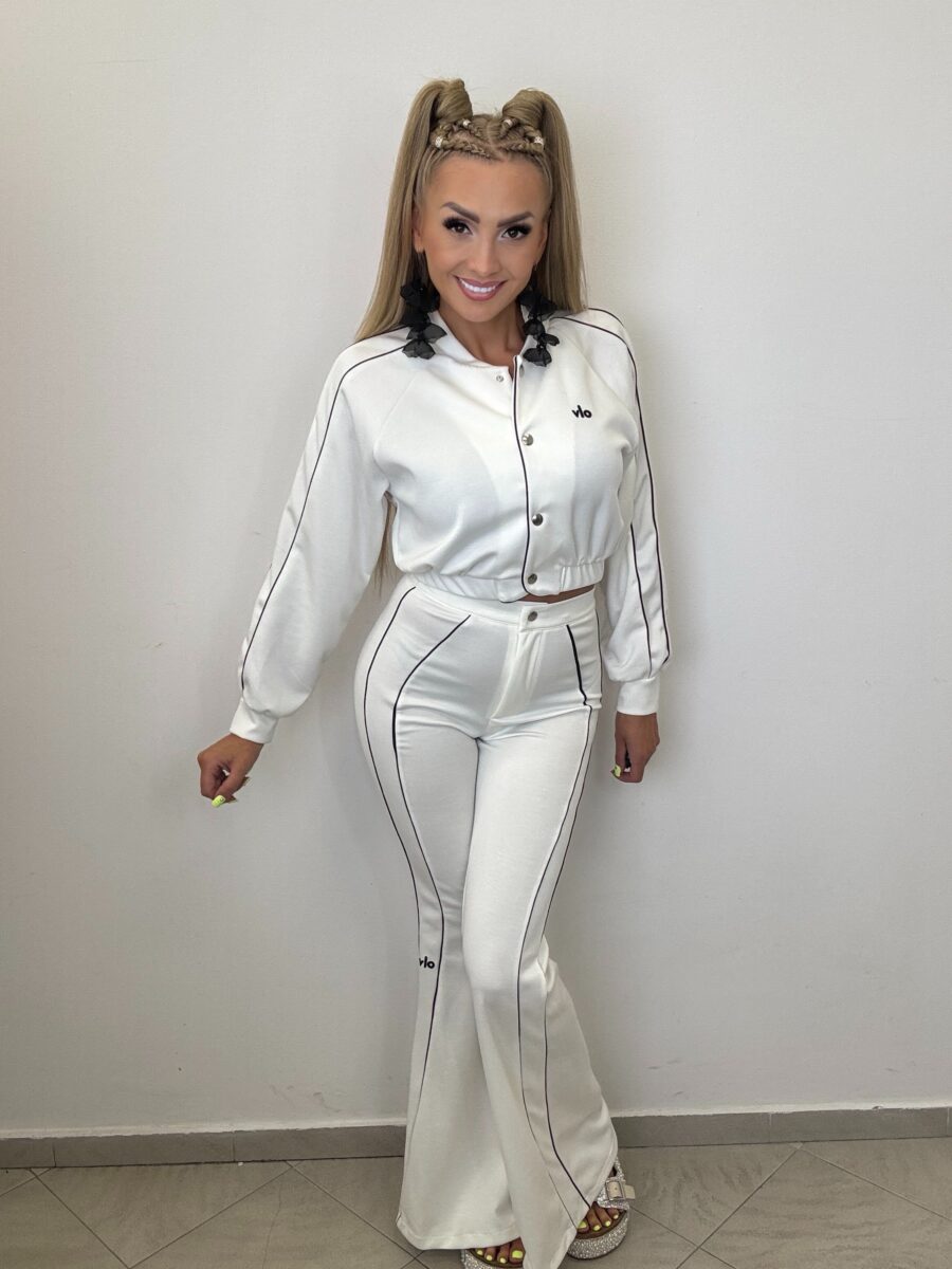 Komplet dresowy PREMIUM OLAVOGA ecru - obrazek 1